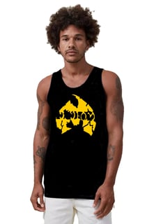 Regata de Malha Quality Wu Tang Clan Logo Method Man Yellow