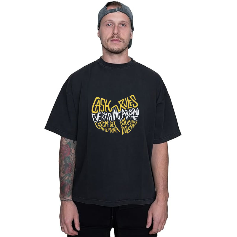 Nome do produto: Camiseta de Malha Oversized Wu Tang Wu Tang Cash Rules