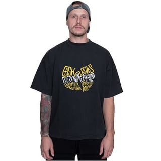 Camiseta de Malha Oversized Wu Tang Wu Tang Cash Rules