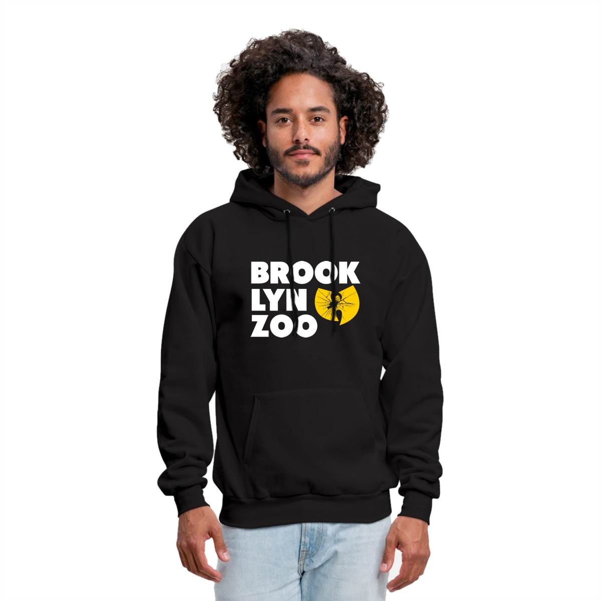Nome do produto: Moletom Canguru Wu Tang Clan Interior Flanelado Brooklin Zoo