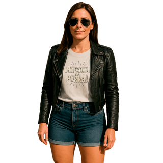 Nome do produto Camiseta Estampada Frase Mãezona da P#RRA Traços Quality