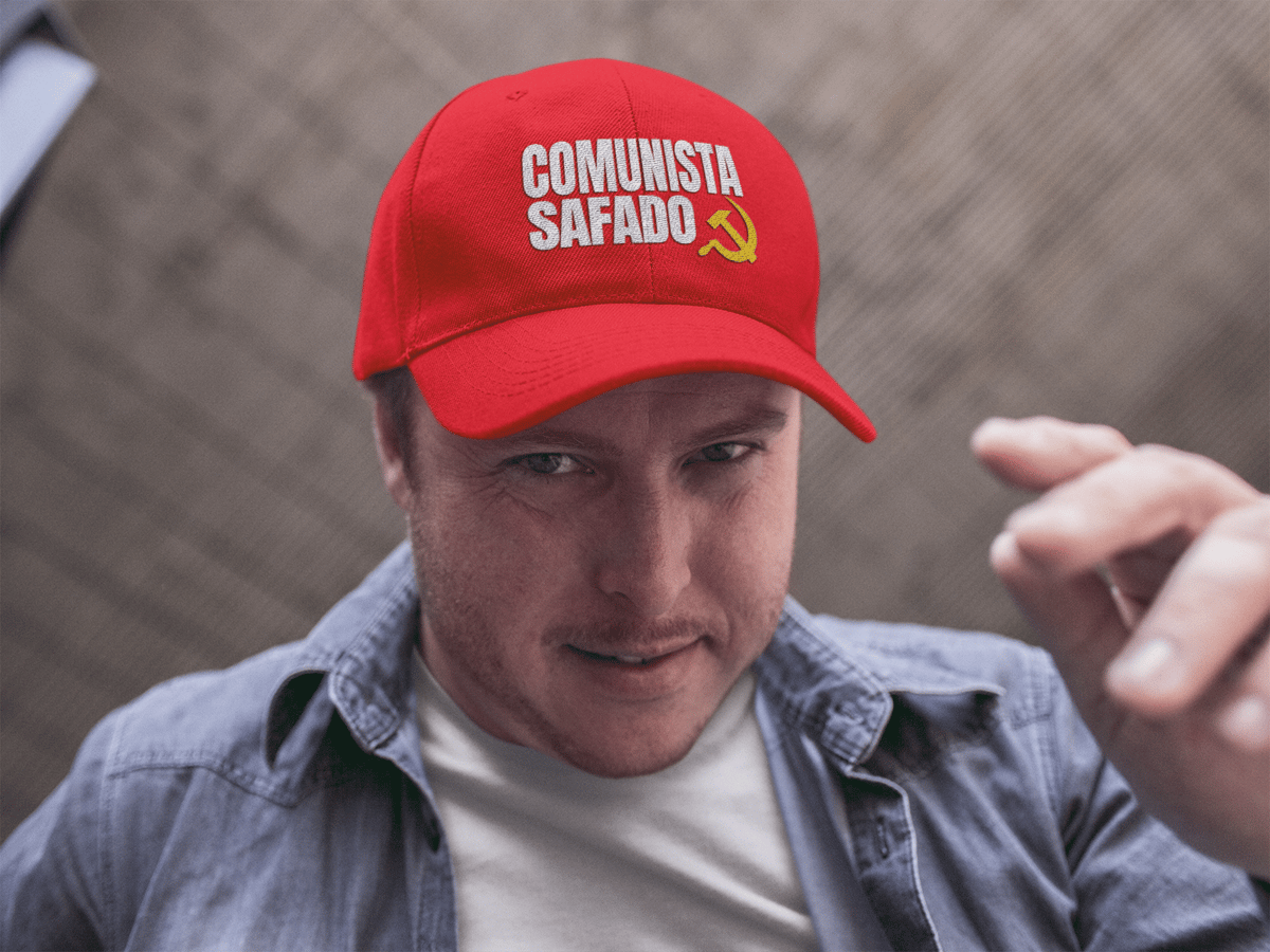 Nome do produto: Boné de tecido COMUNISTA SAFADO
