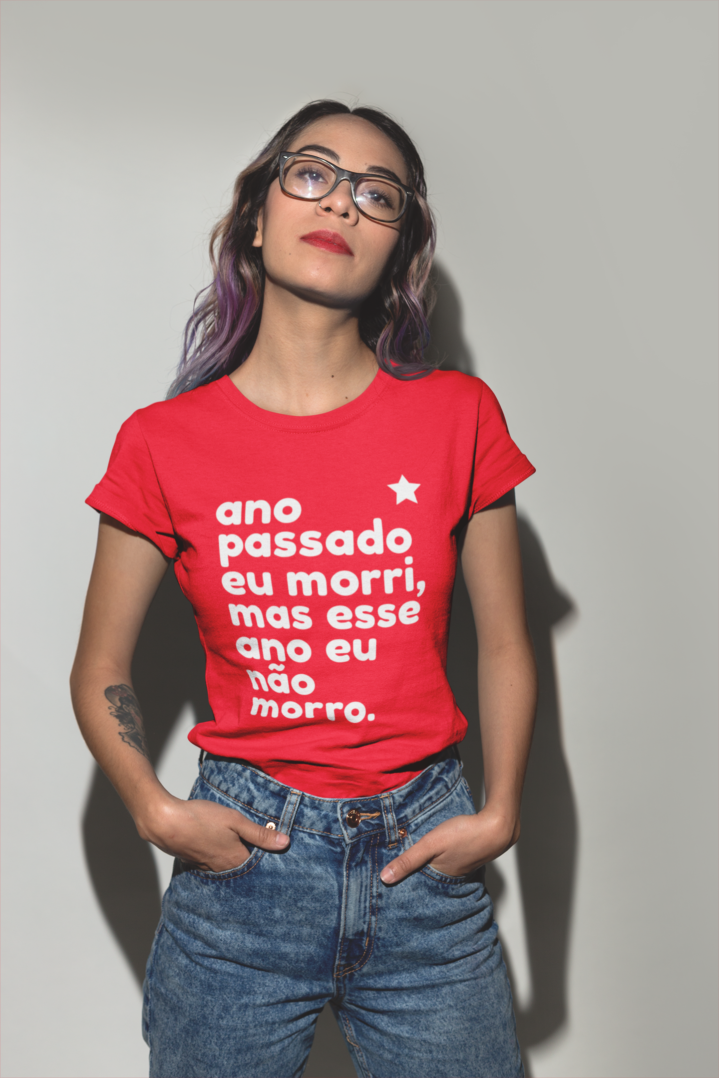 T-shirt  Baby Look  ESSE ANO NÃO