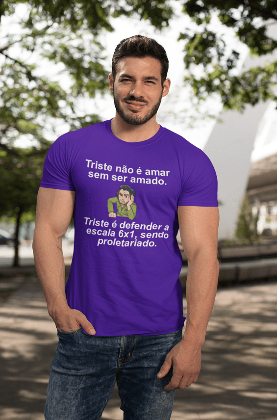 T-shirt Tradicional FIM DA ESCALA 6X1