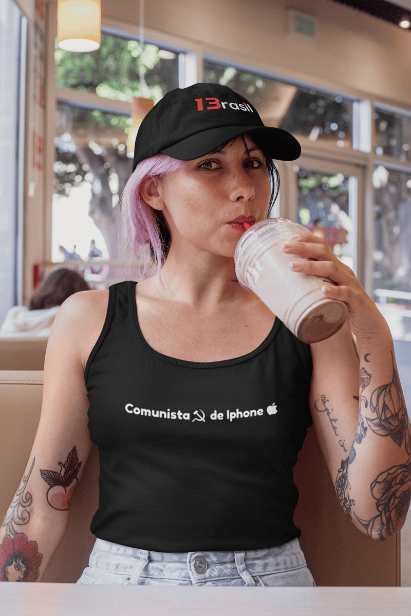 Nome do produto: Regata UNISSEX Comunista de Iphone