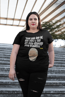 Nome do produto T-shirt  Plus Size LULA: Brasil Soberano