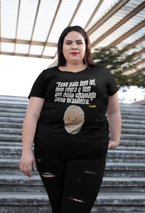T-shirt  Plus Size LULA: Brasil Soberano