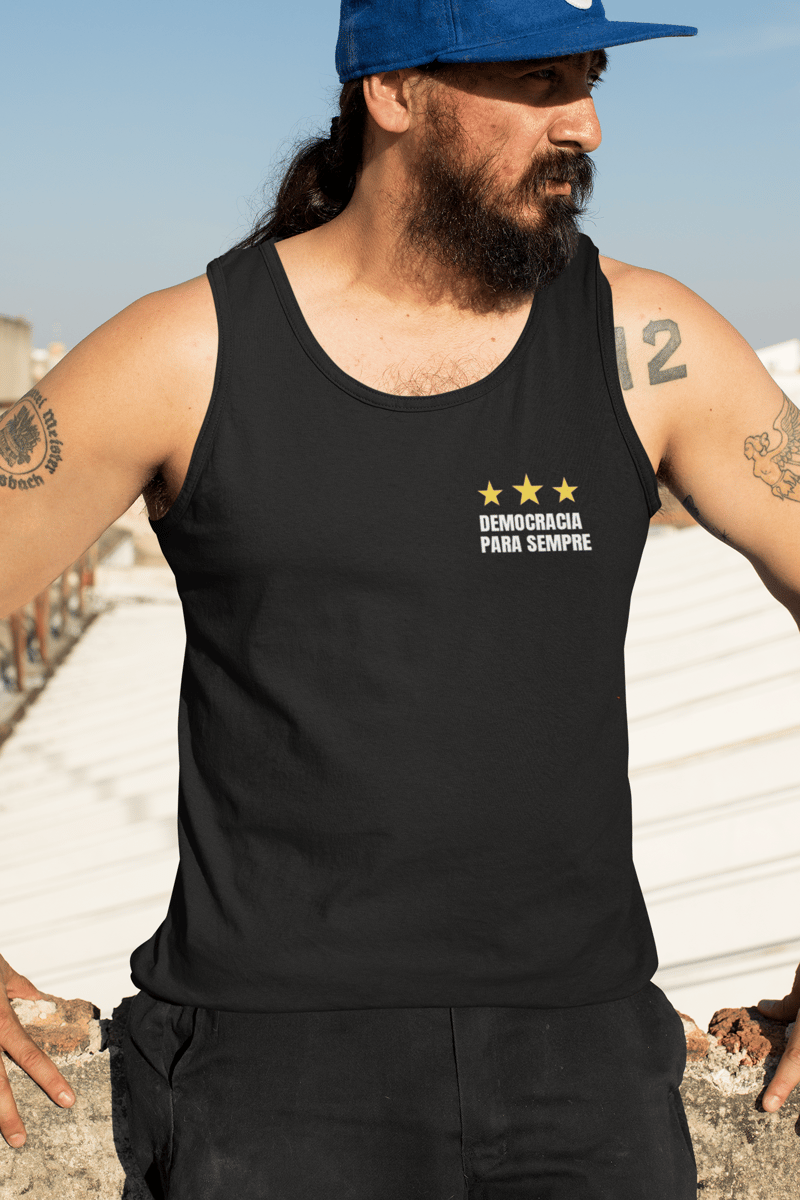 Nome do produto: Regata UNISSEX Democracia