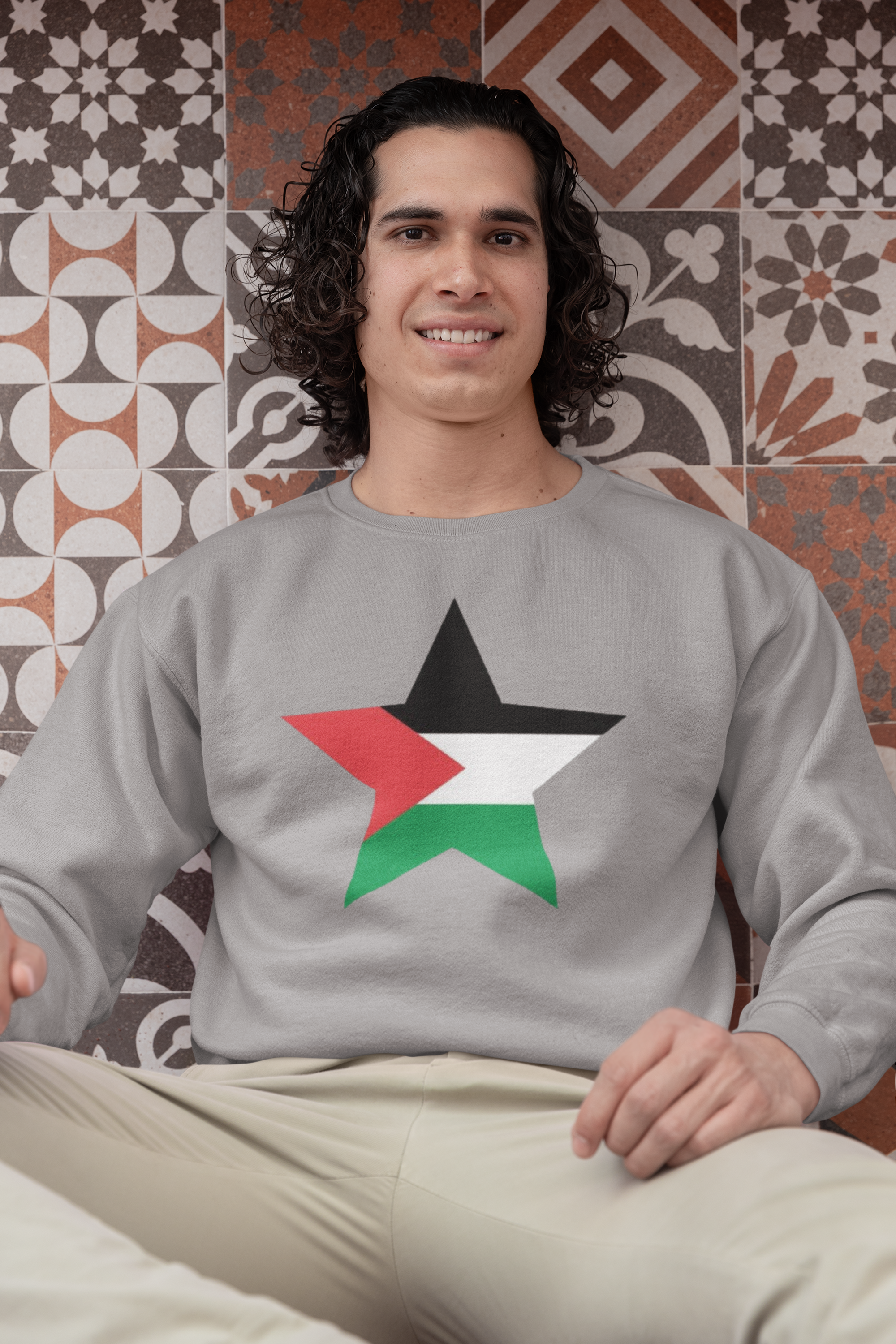 Moletom UNISSEX Estrela Palestina