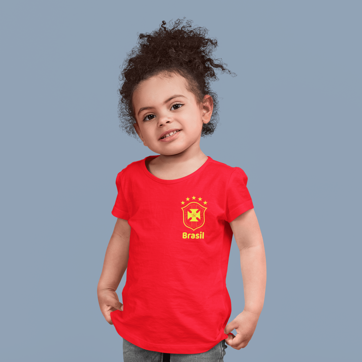 Nome do produto: T-shirt Infantil Classic BRASIL