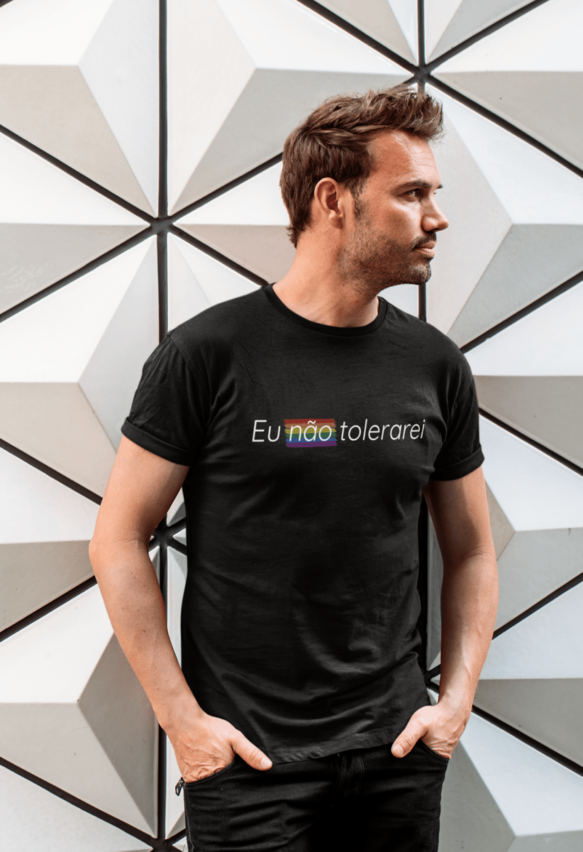 Nome do produto: T-shirt Tradicional EU NÃO TOLERAREI