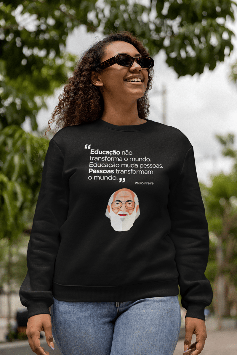 Nome do produto: Moletom  Prime Paulo Freire