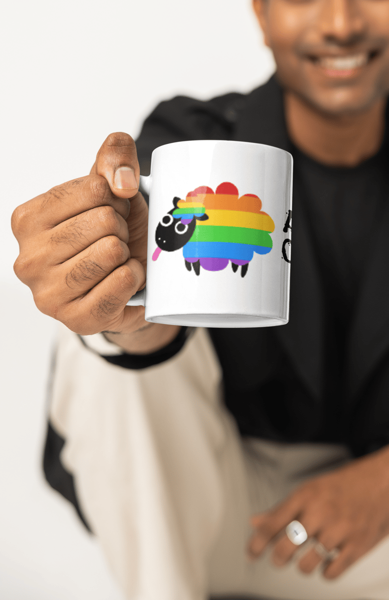 Nome do produto: Caneca Ovelha Colorida
