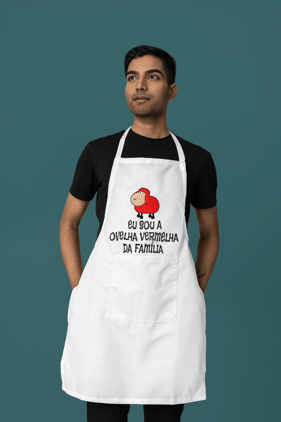 Avental Ovelha Vermelha
