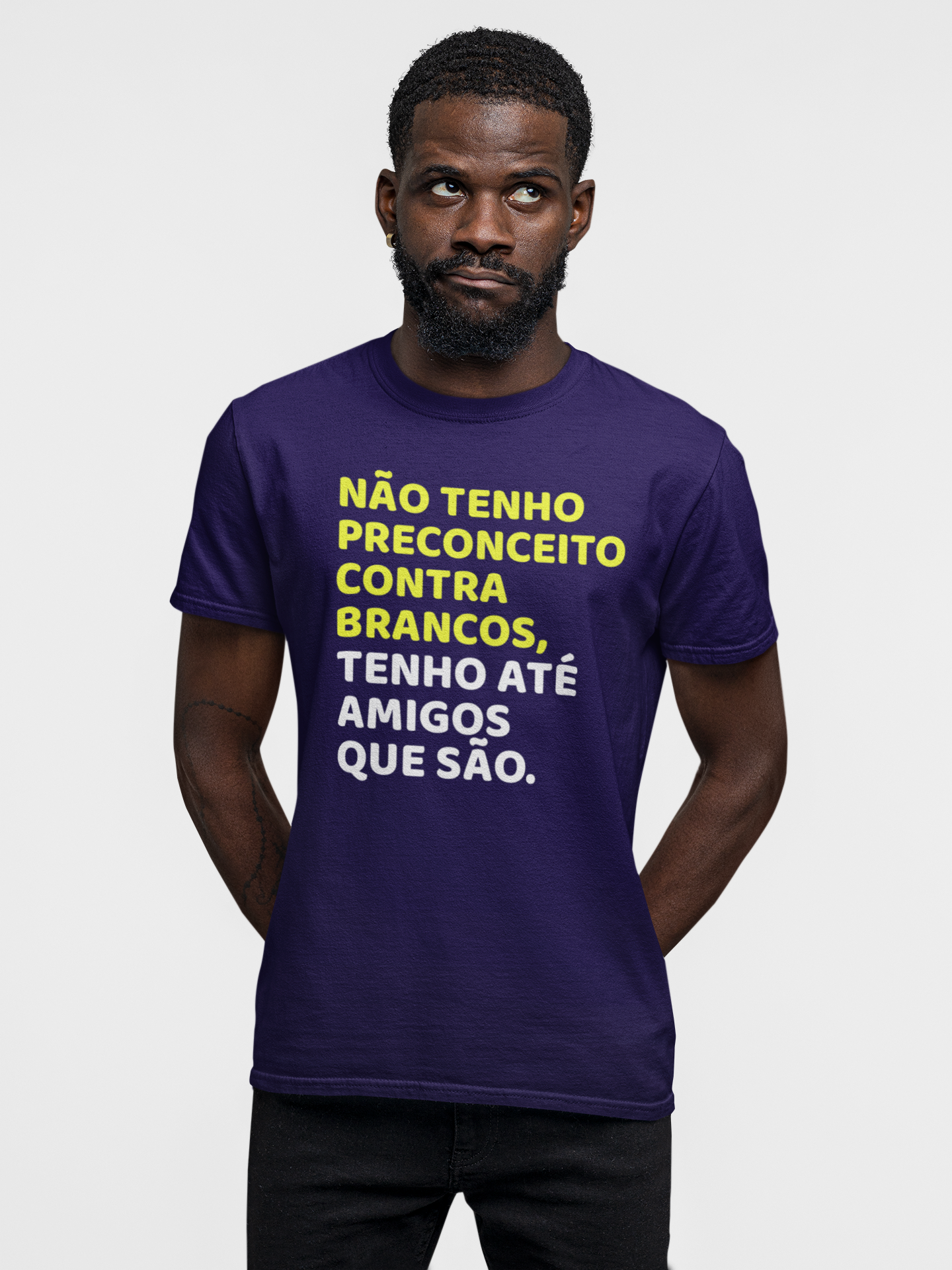 T-shirt Tradicional Amigos que são