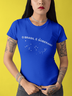 Nome do produto T-shirt Baby Look O Brasil é Soberano