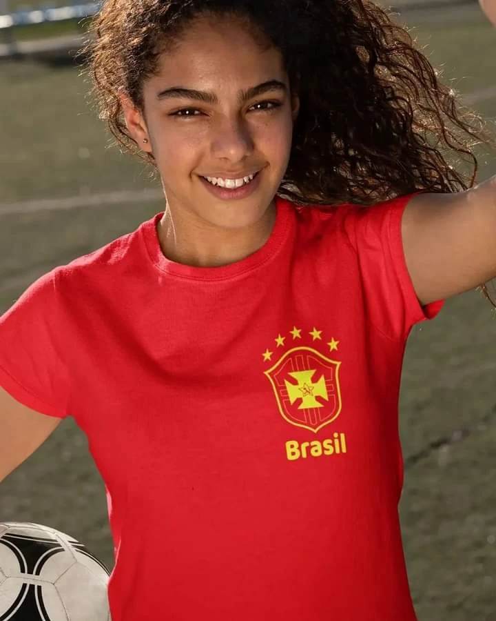 T-shirt Baby Look BRASIL