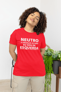 T-shirt Baby Look  Sou de Esquerda