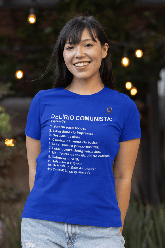 T-shirt Baby Look Delírio Comunista