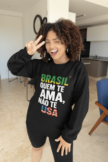 Nome do produto Moletom Prime BRASIL QUEM TE AMA