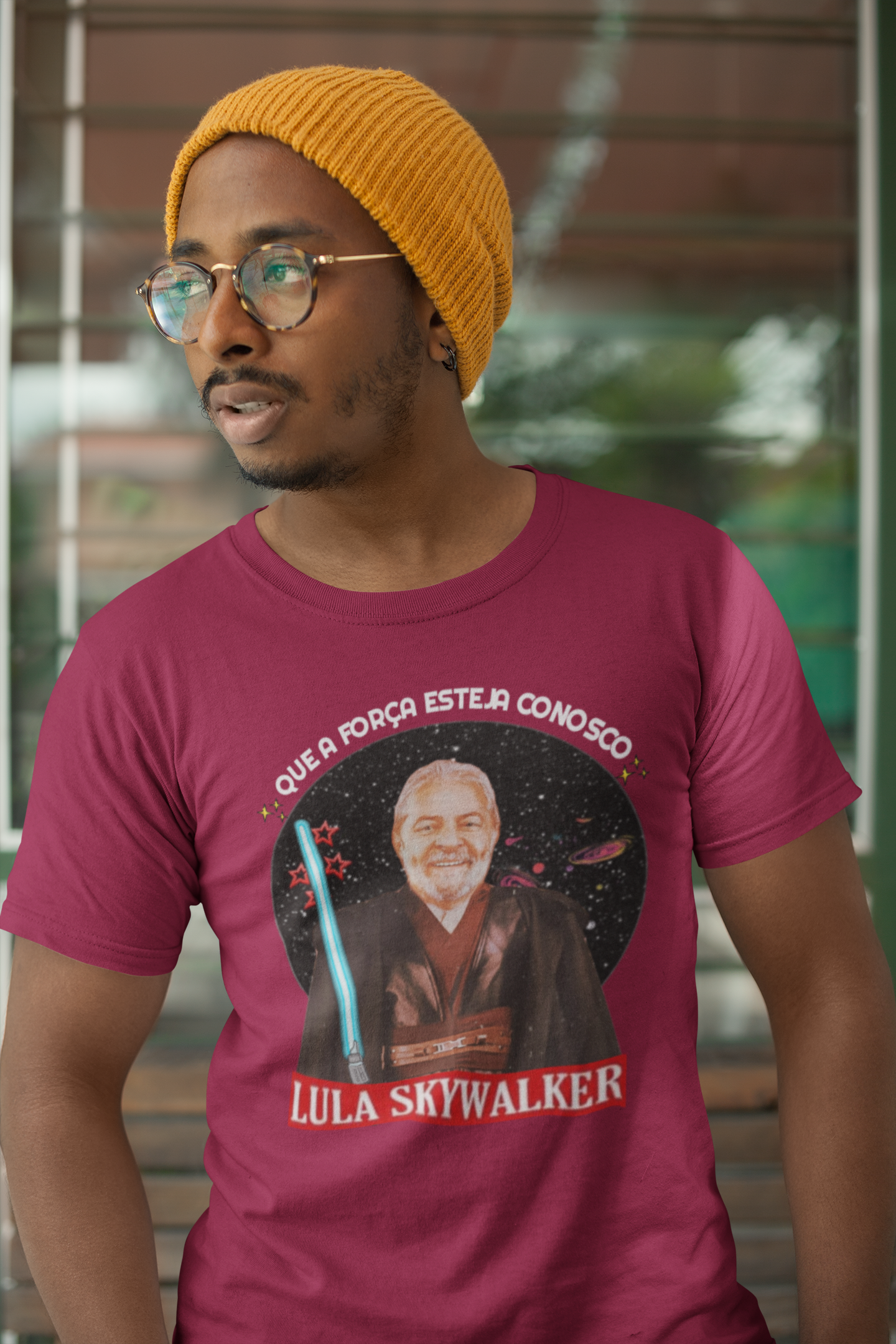 T-shirt Tradicional Lula Skywalker