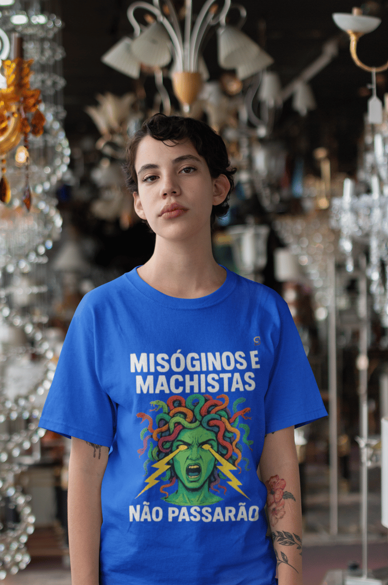 Nome do produto: T-shirt Tradicional NÃO PASSARÃO