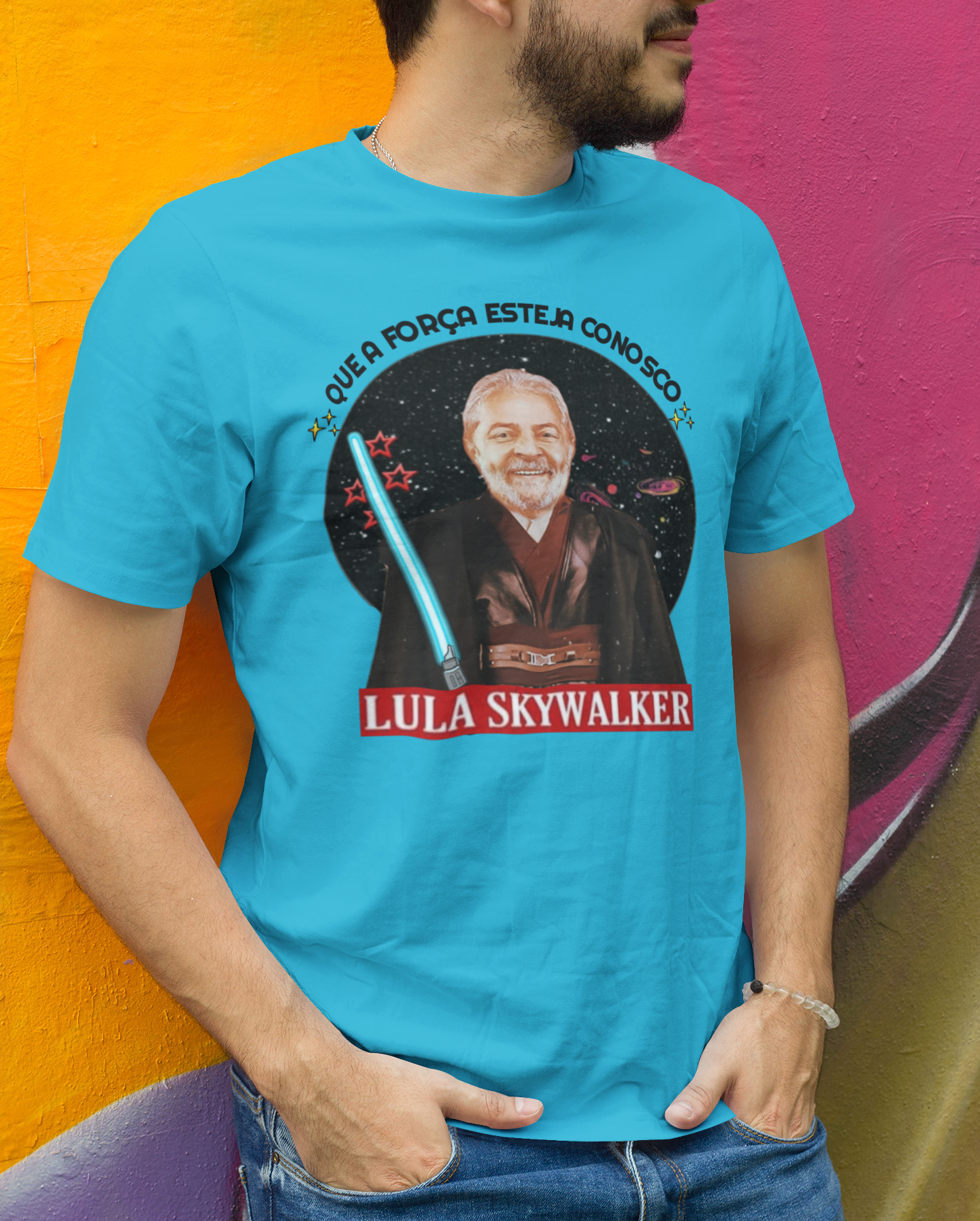 T-shirt Tradicional Lula Skywalker