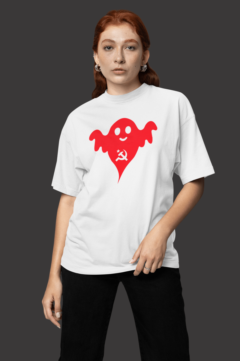 Nome do produto: Camisa Oversized Fantasma do Comunismo