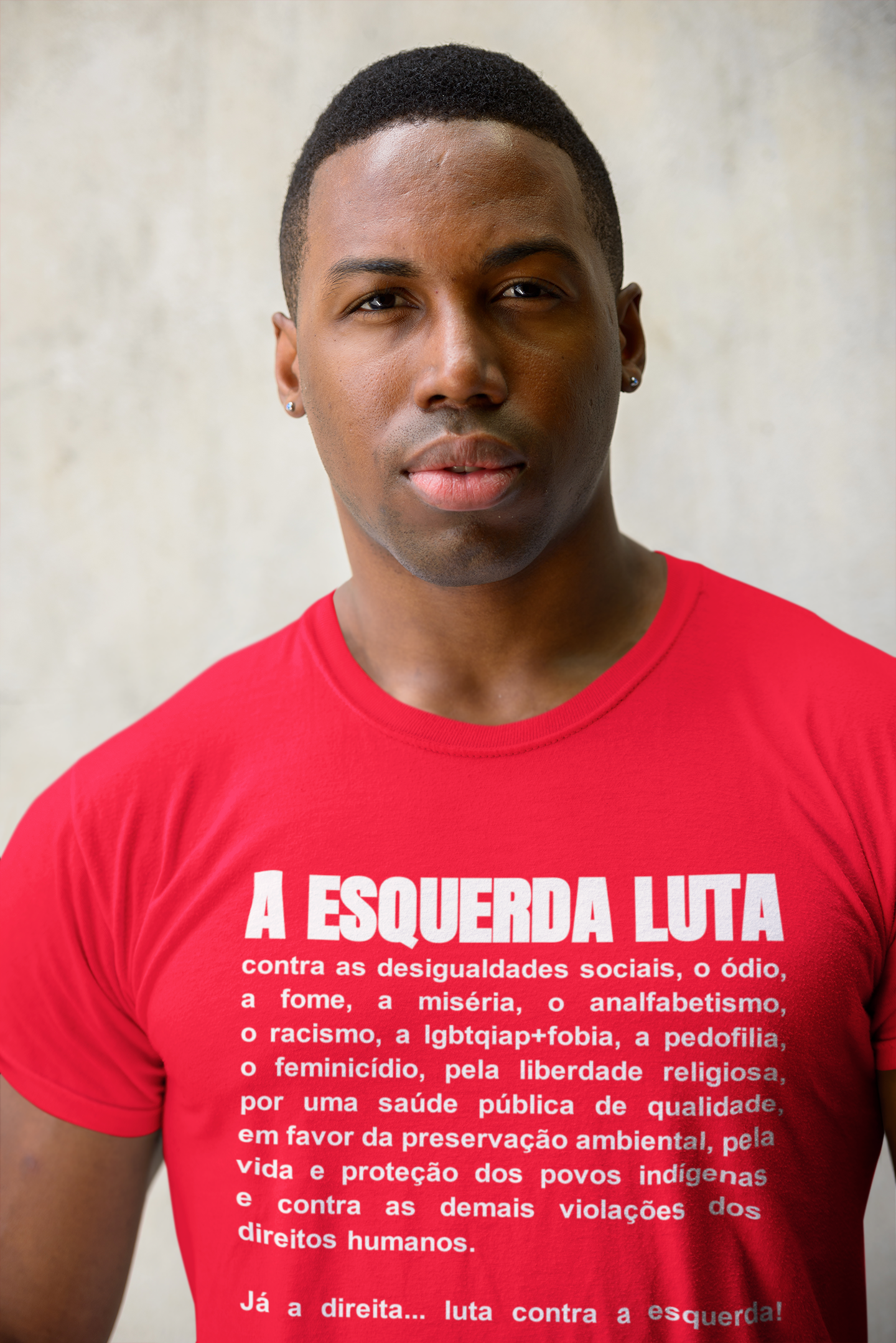 T-shirt Tradicional A Esquerda Luta