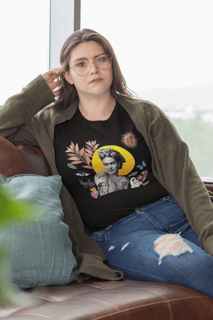 Nome do produto T-shirt Plus Size Frida Kahlo