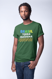 Nome do produto T-shirt Tradicional BRASIL TERRA  INDÍGENA