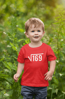 T-shirt Infantil Raiz Quadrada de 169