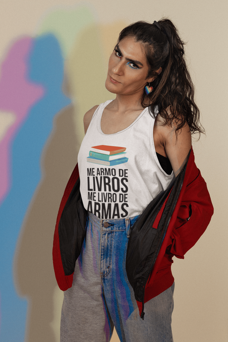 Nome do produto: Regata UNISSEX Livros