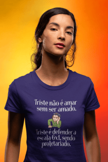 T-shirt Baby Look FIM DA ESCALA 6X1