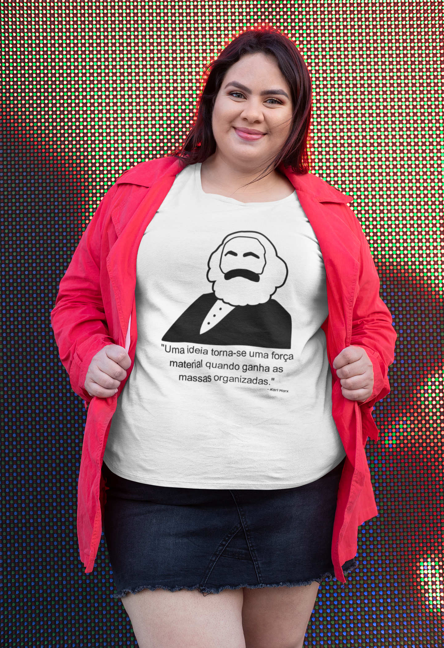 T-shirt Plus Size Karl Marx