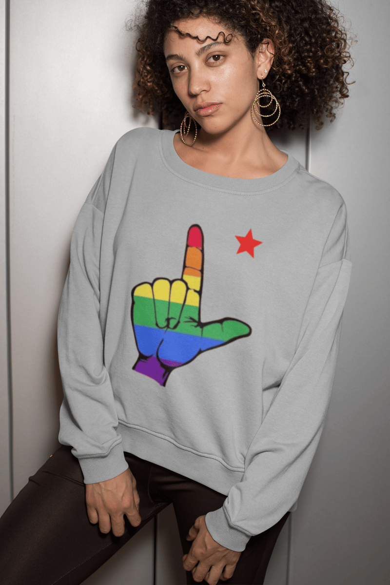 Nome do produto: Moletom UNISSEX  Faz o L com ORGULHO!