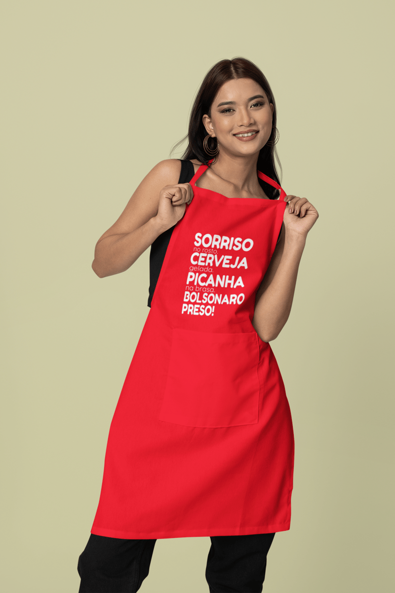 Nome do produto: Avental Bolsonaro Preso!