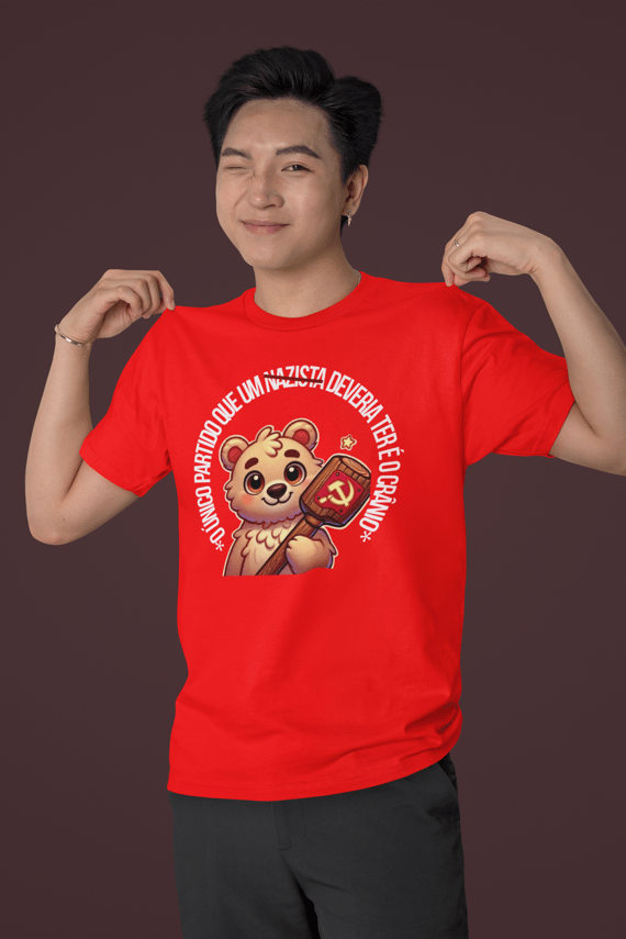 T-shirt Tradicional crânio partido