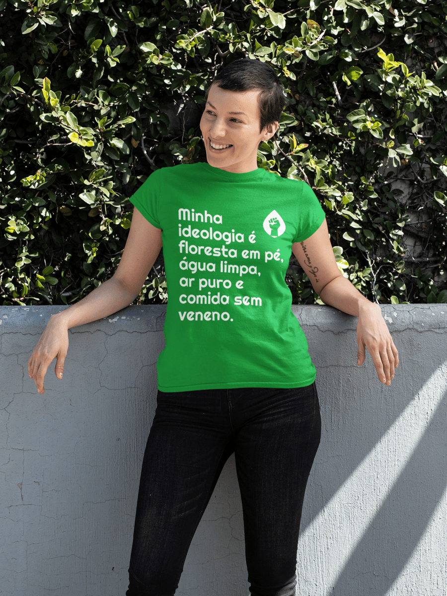 Nome do produto: T-shirt Baby Look Ideologia