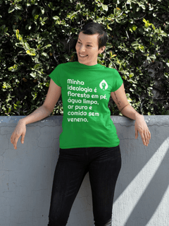 T-shirt Baby Look Ideologia