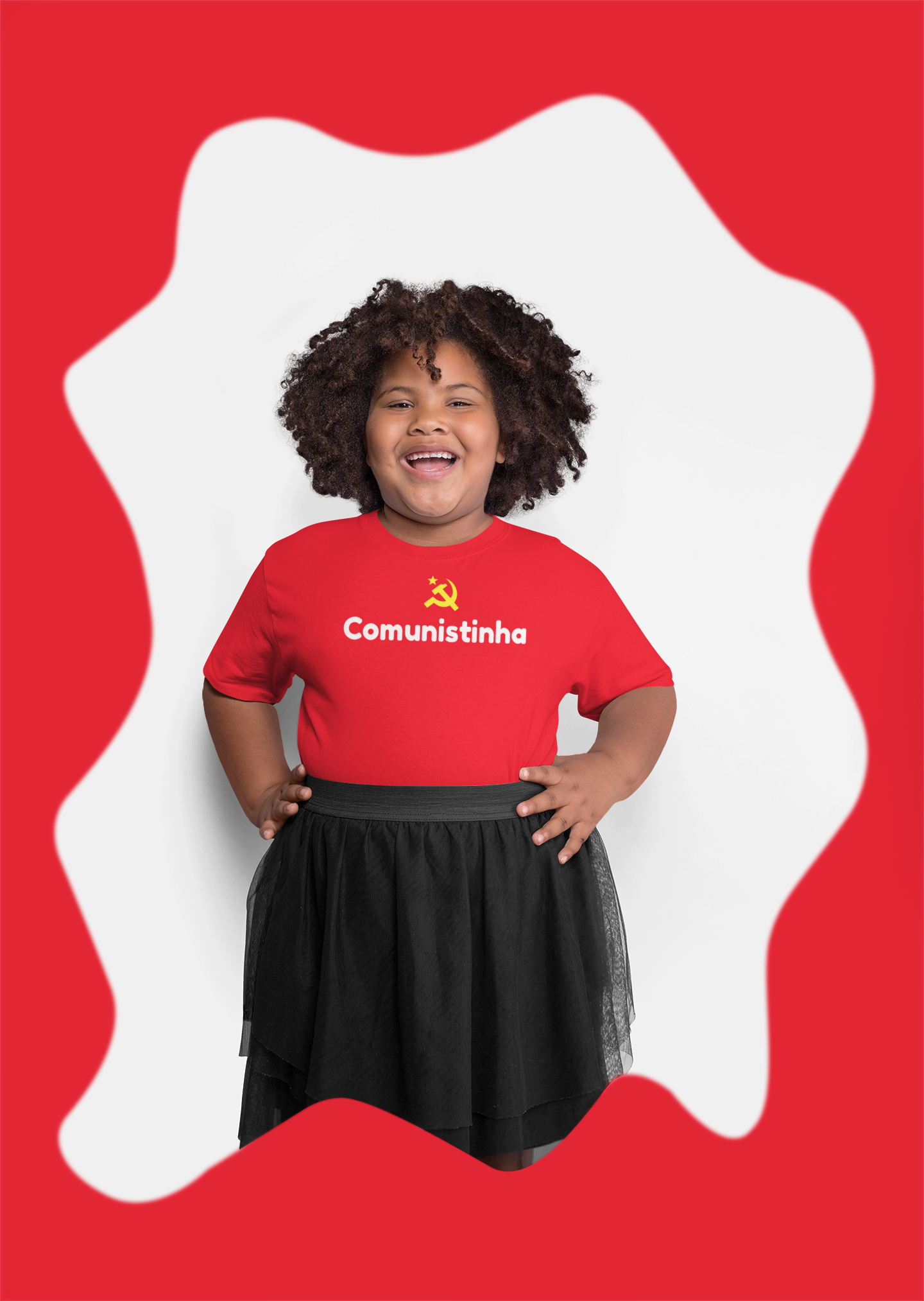 T-shirt Infantil Comunistinha