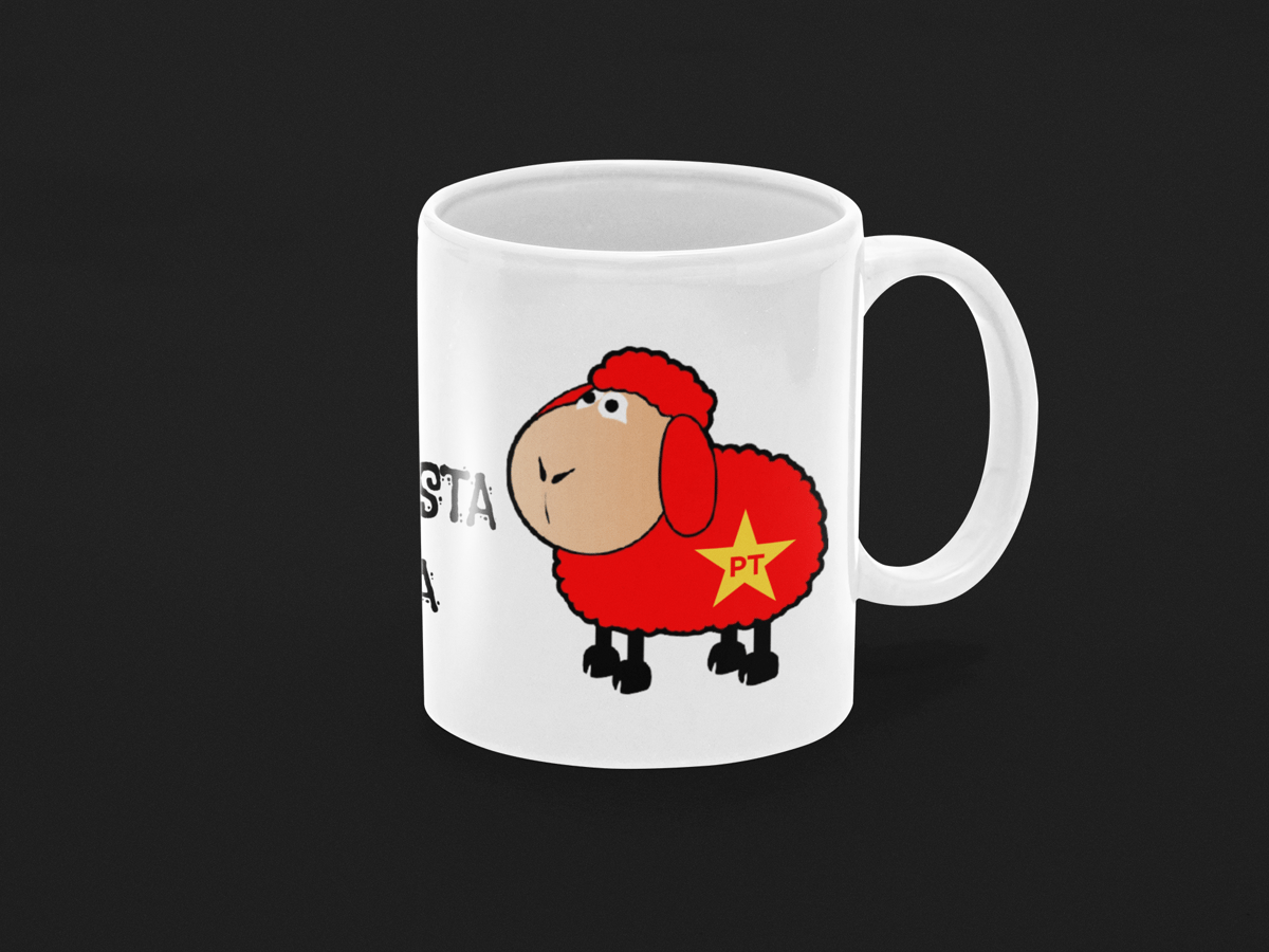 Nome do produto: Caneca Ovelha Petista