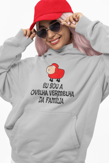 Nome do produto Moletom UNISSEX Canguru Ovelha Vermelha