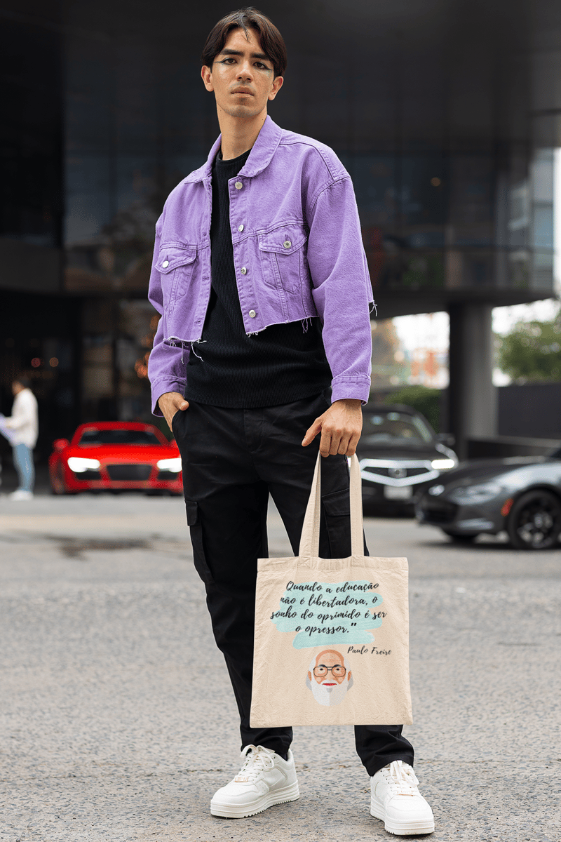 Nome do produto: Eco Bag Paulo Freire