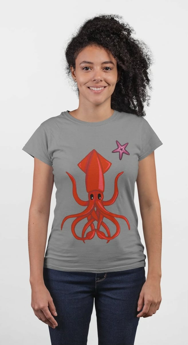 Nome do produto: T-shirt Baby Look Lula & Estrela