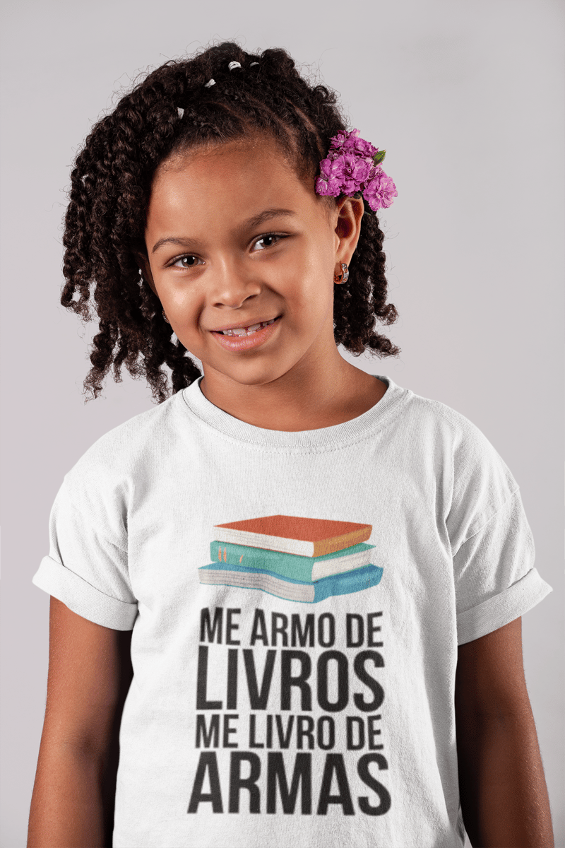 Nome do produto: T-shirt Infantil Classic Livros