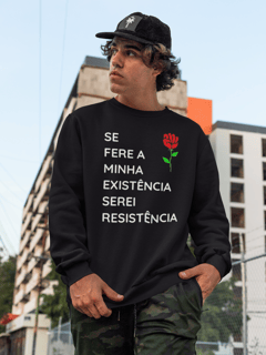 Nome do produto Moletom UNISSEX Serei Resistência