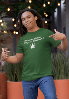 T-shirt Tradicional Droga é o Bolsonaro!