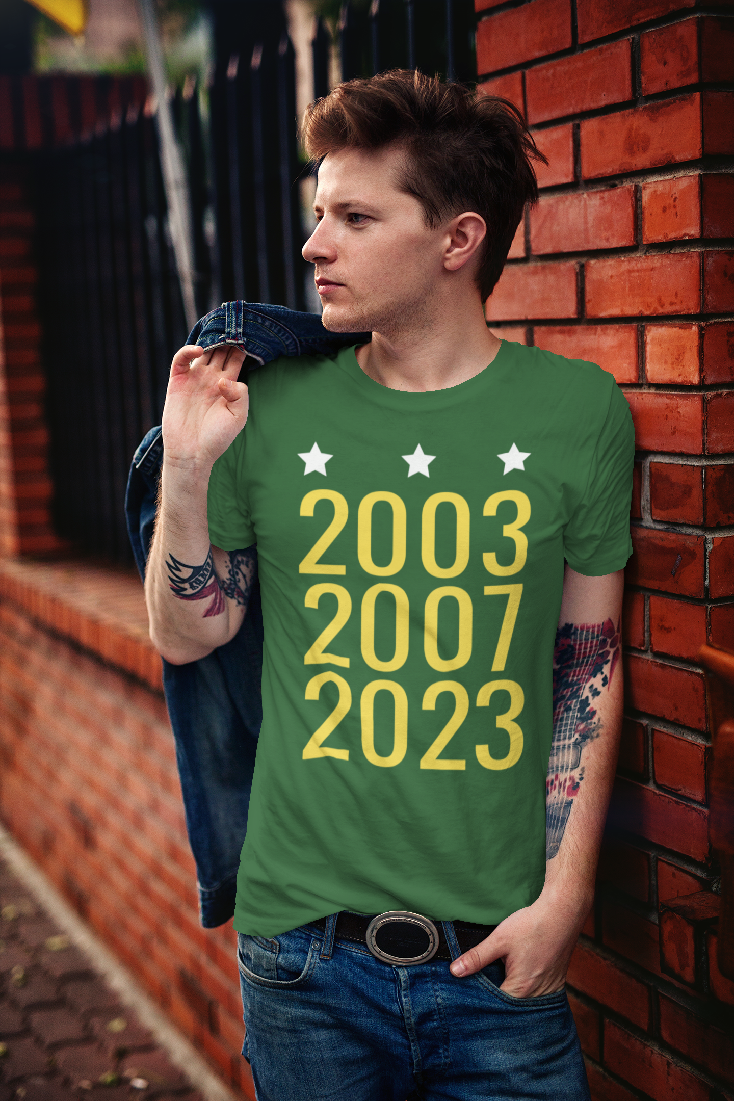 T-shirt Tradicional 3 Vezes Eleito