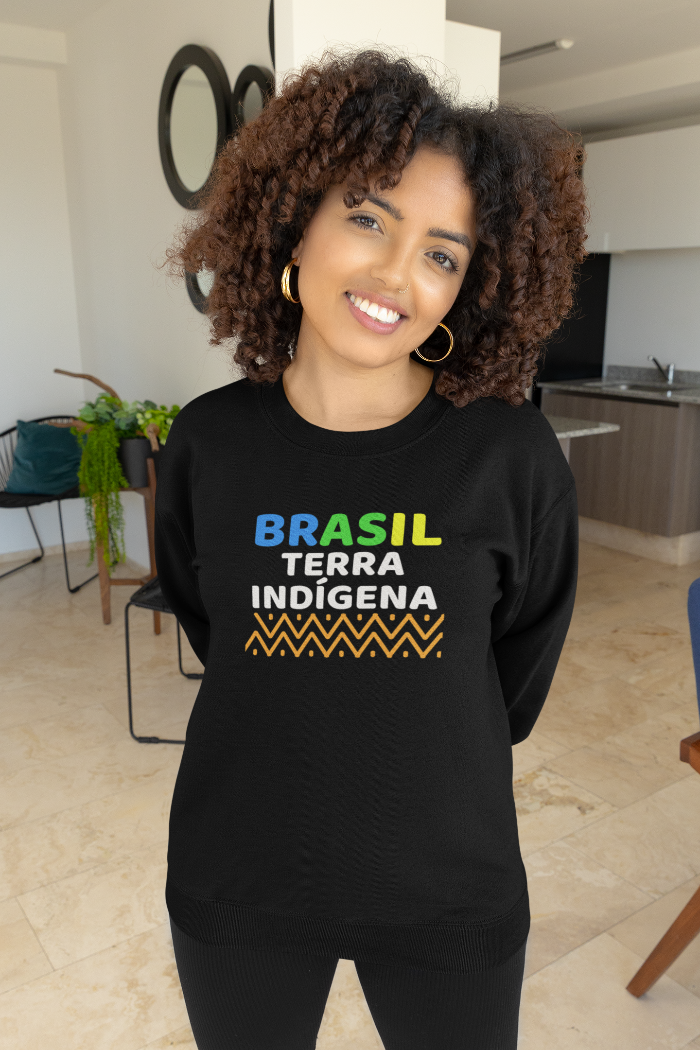 Moletom UNISSEX BRASIL INDÍGENA